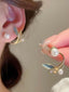 Dewloop Pearl Earrings