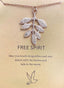Golden Leaf Charm Necklace