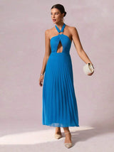 July Elegant Cut Out & Plated Dress