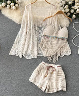 Livia Crochet Beach Co-Ord Set