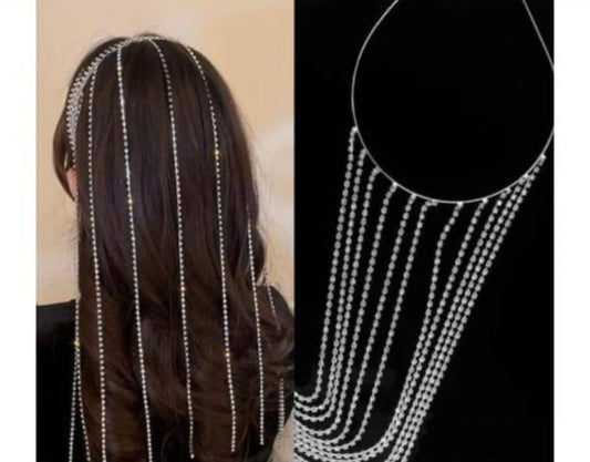 Long Riffle Loop Chained Hairband