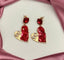 Ruby Luxe Stoned Earrings