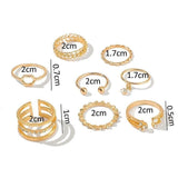 Luci Adjustable Eight Rings Combo