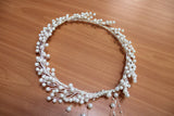 White Marble Slush Pearls HairBand