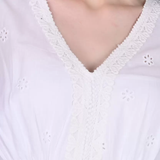 White Uriela Crop Dress
