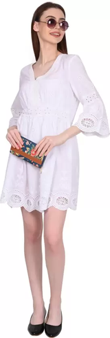 White Uriela Crop Dress