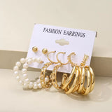 Golden Earrings Set