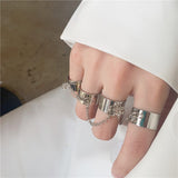 Silver Rings Set