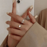 Silver Affection love Ring
