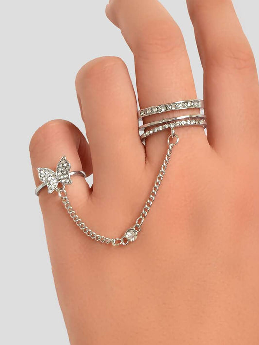 Silver Wings Ring