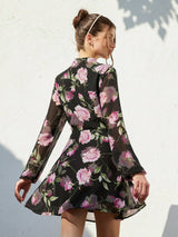 Black Rose Garden Dress
