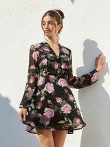Black Rose Garden Dress