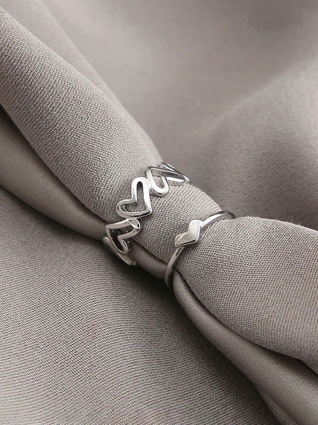 Silver Affection love Ring