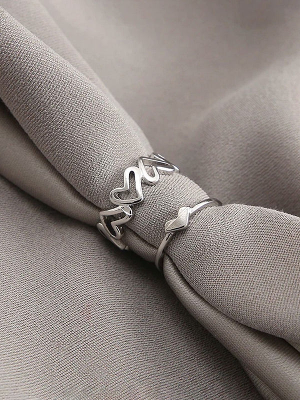 Silver Affection love Ring