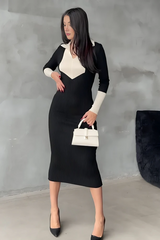 Monochrome Muse Dress