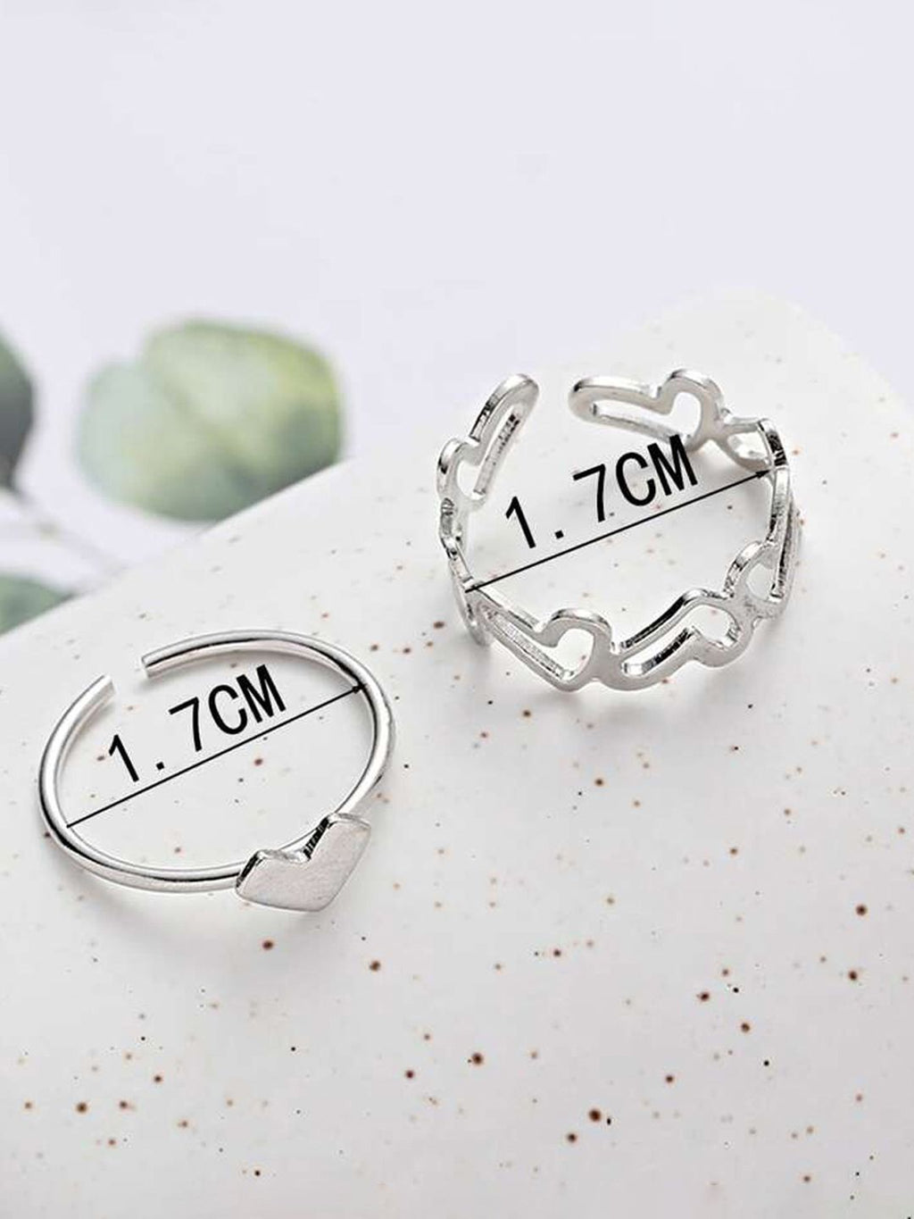 Silver Affection love Ring