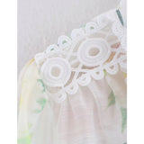 Women's White Floral Shirt