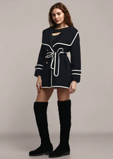 Ebony Duchess Coat Dress