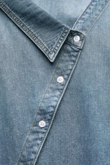 Offbeat Denim Shirt For Her