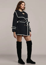 Ebony Duchess Coat Dress