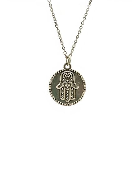 Layered Hamsa Pendant