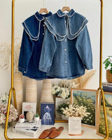 Denim pearl shirt