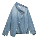 Offbeat Denim Shirt For Her