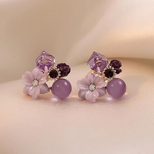 Violet Aura Earrings