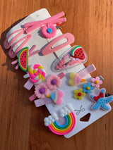 Cute Cartoon Hair Clips Set