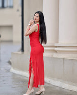 Carmine Flare Dress