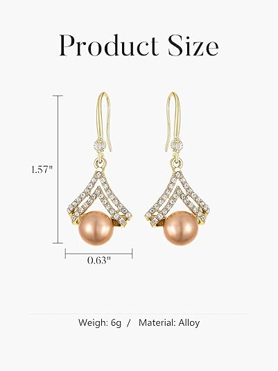 Fan Pearl Earrings