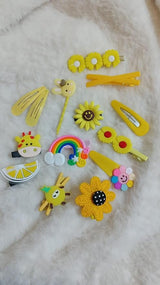 Cute Cartoon Hair Clips Set