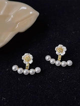 various gold and pearl hoops/studs Combo