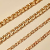 Golden Luxe Chains  bracelet