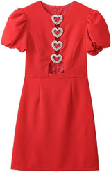 Lovely  Heart Mini Dress