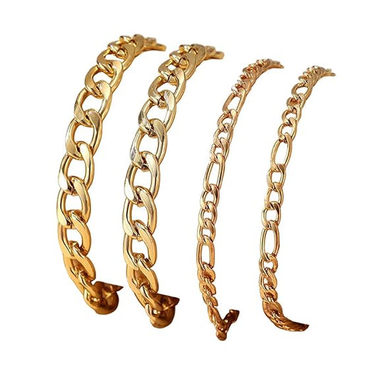 Golden Luxe Chains  bracelet