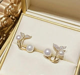 Mermaid Pearl Earrings