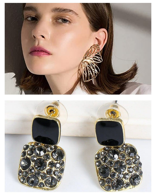 Chic Lavender Garden Earring Collection