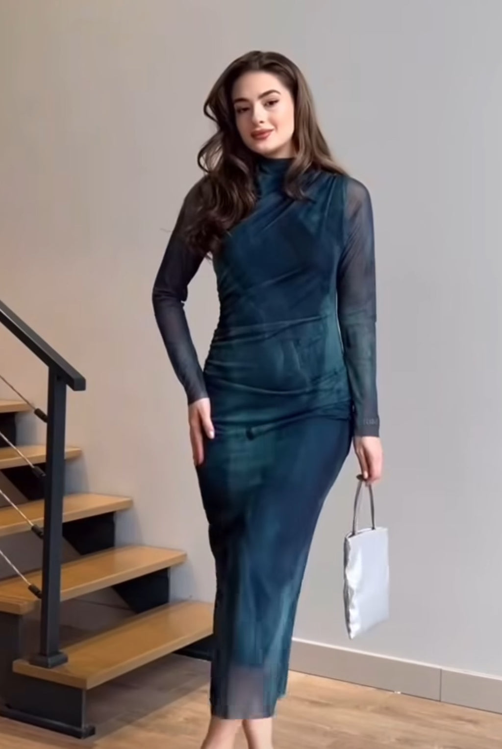 Aurora Printed Party Dress