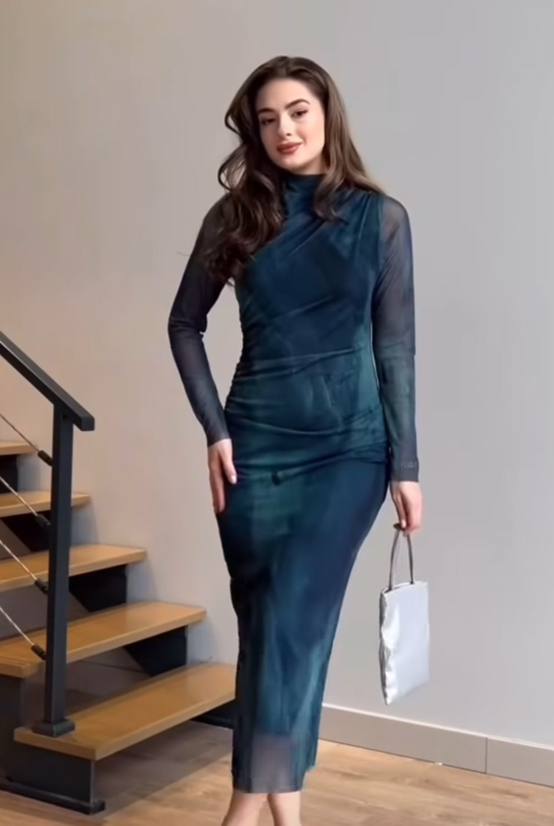 Aurora Printed Party Dress