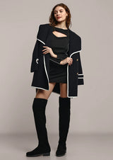 Ebony Duchess Coat Dress