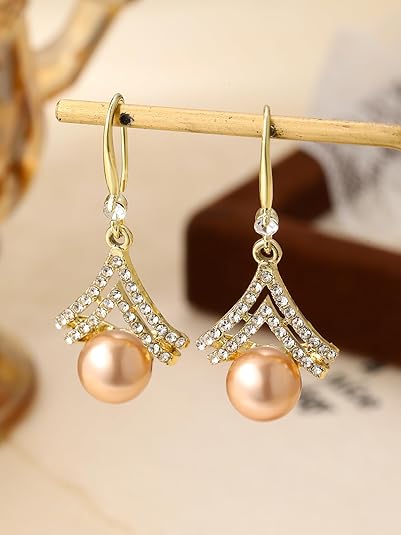 Fan Pearl Earrings