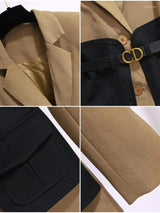 Contrast Pocket Blazer