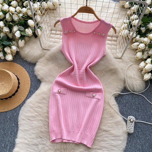 Blush Belle Knit Dress