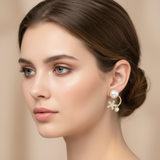 Orbit Flora Sparkle Earrings