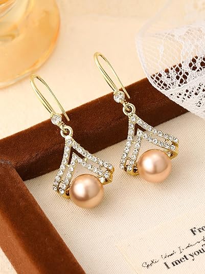 Fan Pearl Earrings