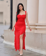 Carmine Flare Dress