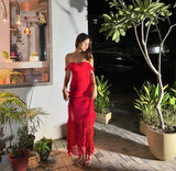 Carmine Flare Dress