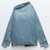 Offbeat Denim Shirt For Her