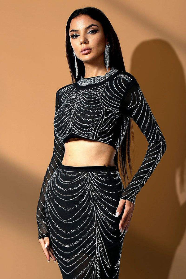 Black Queen Luxury Co-ord Set